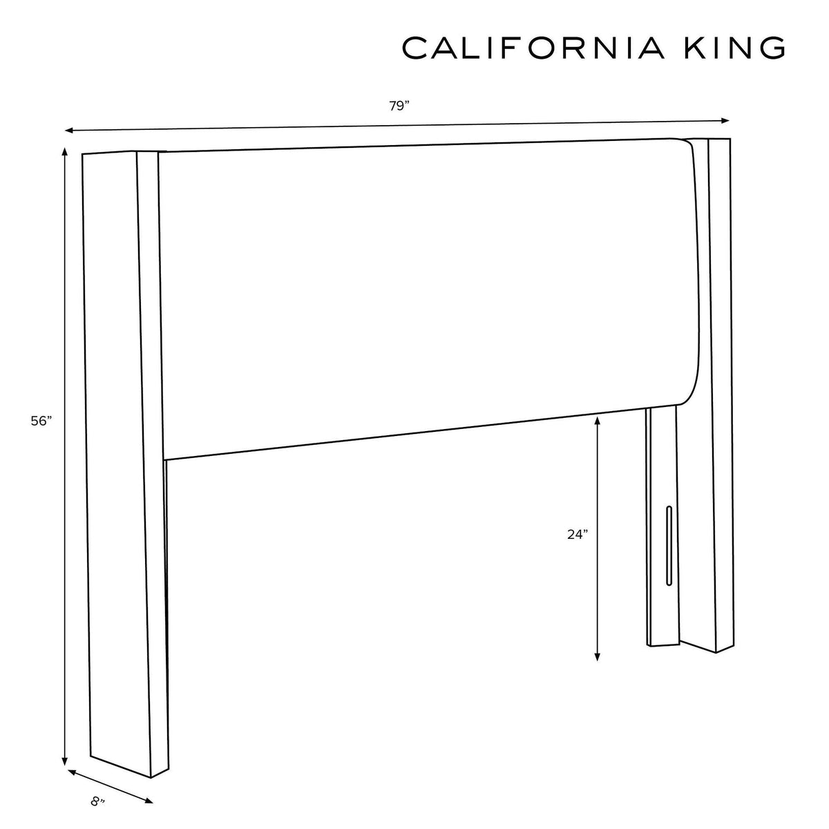 Cream Tufted Wingback Headboard California King R826363