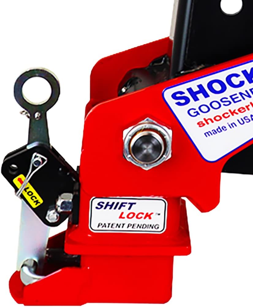 Gooseneck Air Hitch & Coupler, Square 4" Straight Pin 30K Coupler 9" Offset L58267