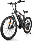 26'' Electric Mountain Bike with 36V 10Ah Battery, 21 Speed Disc Brakes Aluminum E-Bike E741