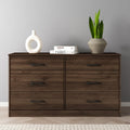 White 6 Drawer Dresser Q1308