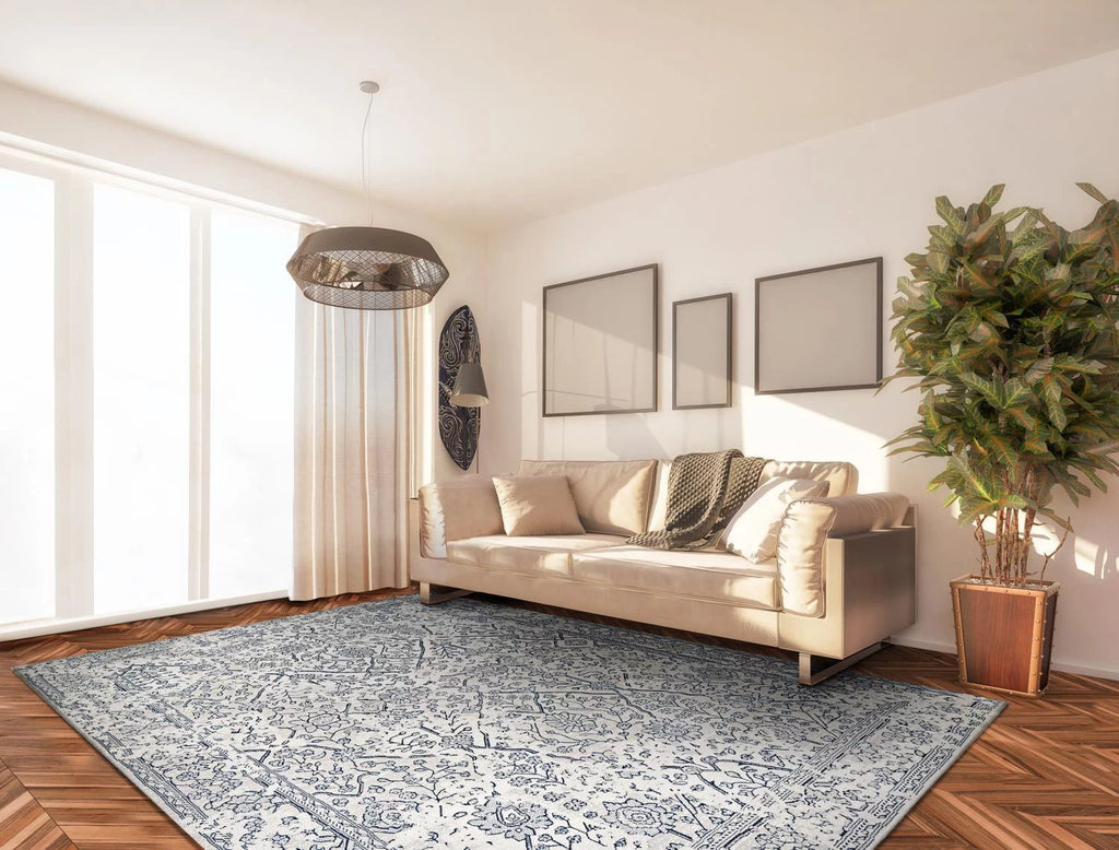7'10"W x 10'9"L Power-Loomed Area Rug A39103