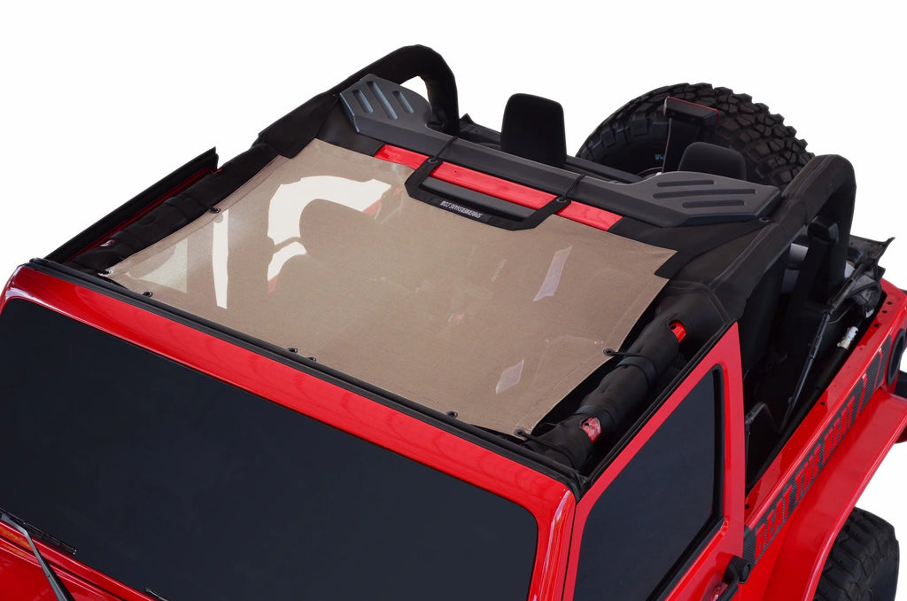 Mesh Shade Top Sunshade for Jeep Wrangler JK 2-Door and JKU 4-Door K93139