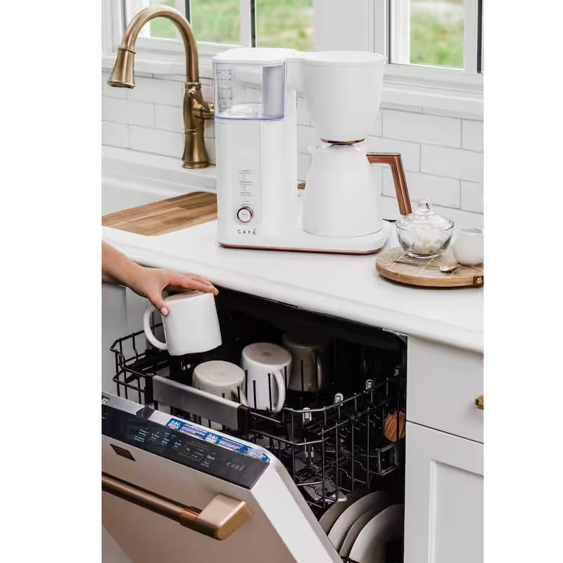 10 Cup Matte White Drip Coffee Maker with Thermal Carafe K479327