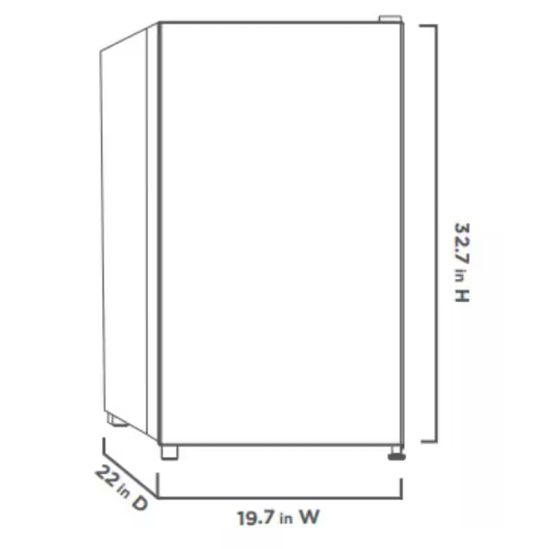 Mini Refrigerator in Black F67561