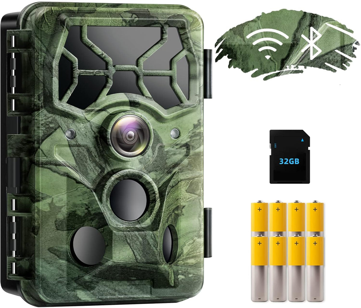 Trail Camera WiFi 32MP 4K with Night Vision G3128