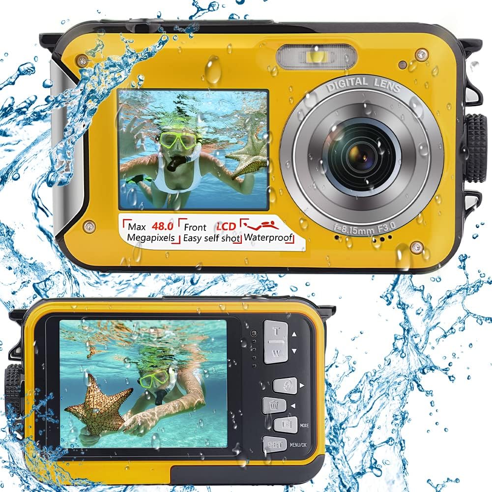 Green 2.7K 48MP Waterproof Digital Camera Y338978