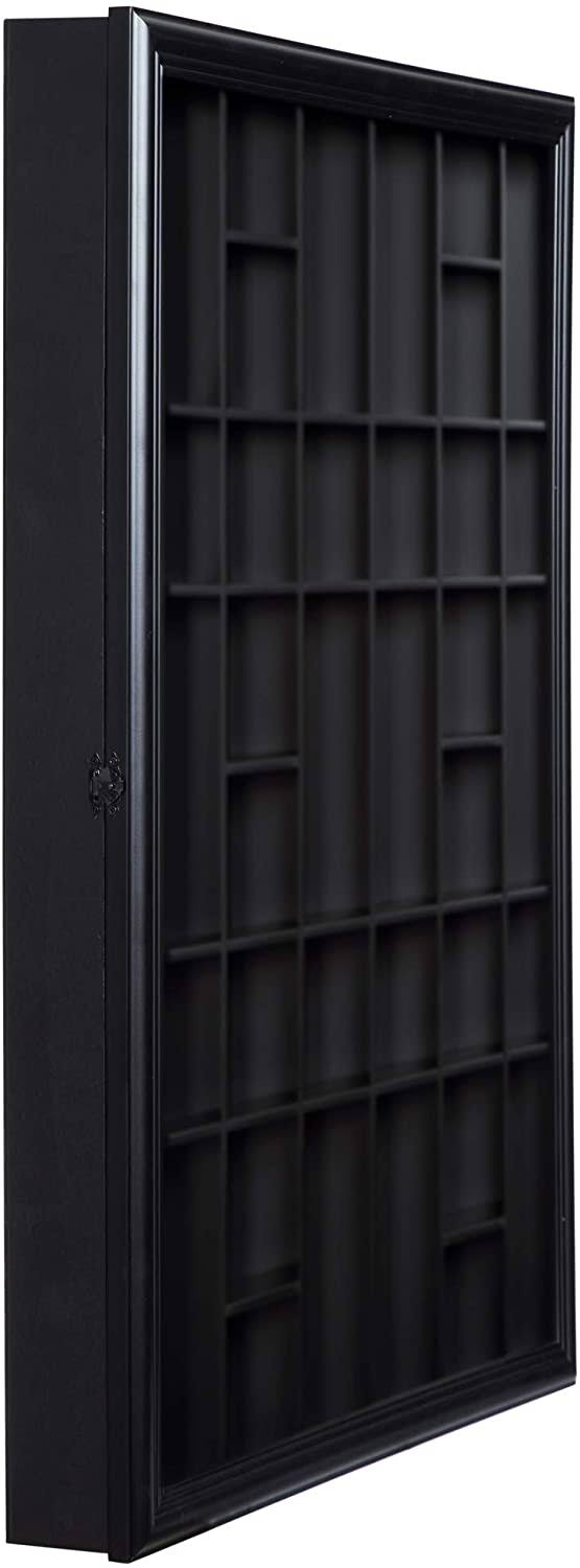 Black Shot Glass Display Case A89103