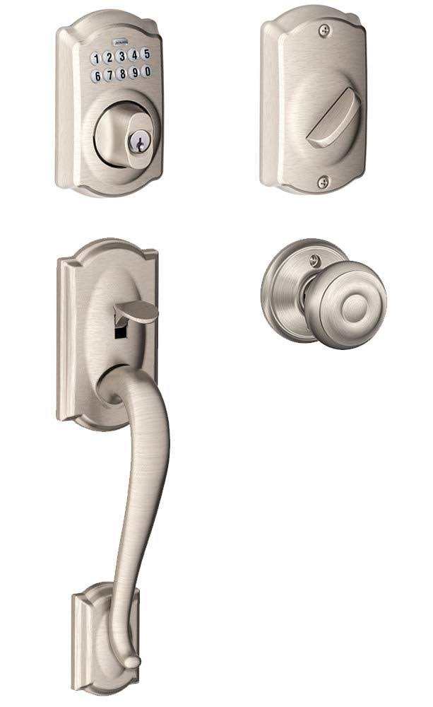 Camelot Electronic Handleset with Georgian Knob L2972