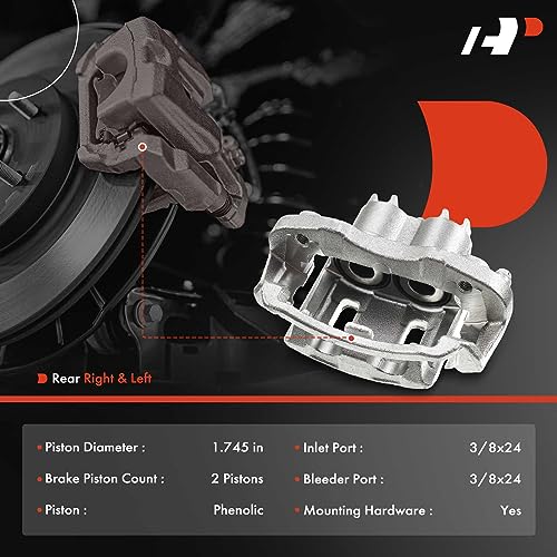 Disc Brake Caliper Assembly with Bracket Rear Side U768
