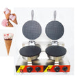 Ice Cream Cone Machine Egg Roll Toast Sandwich Maker Double Head 8.23in S365