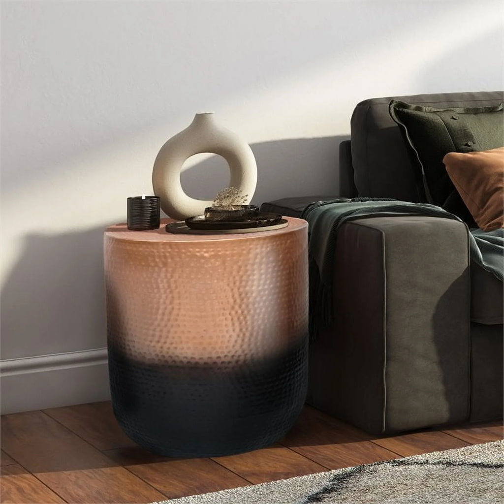 2-Piece 19" Metal Side Table Set I7134