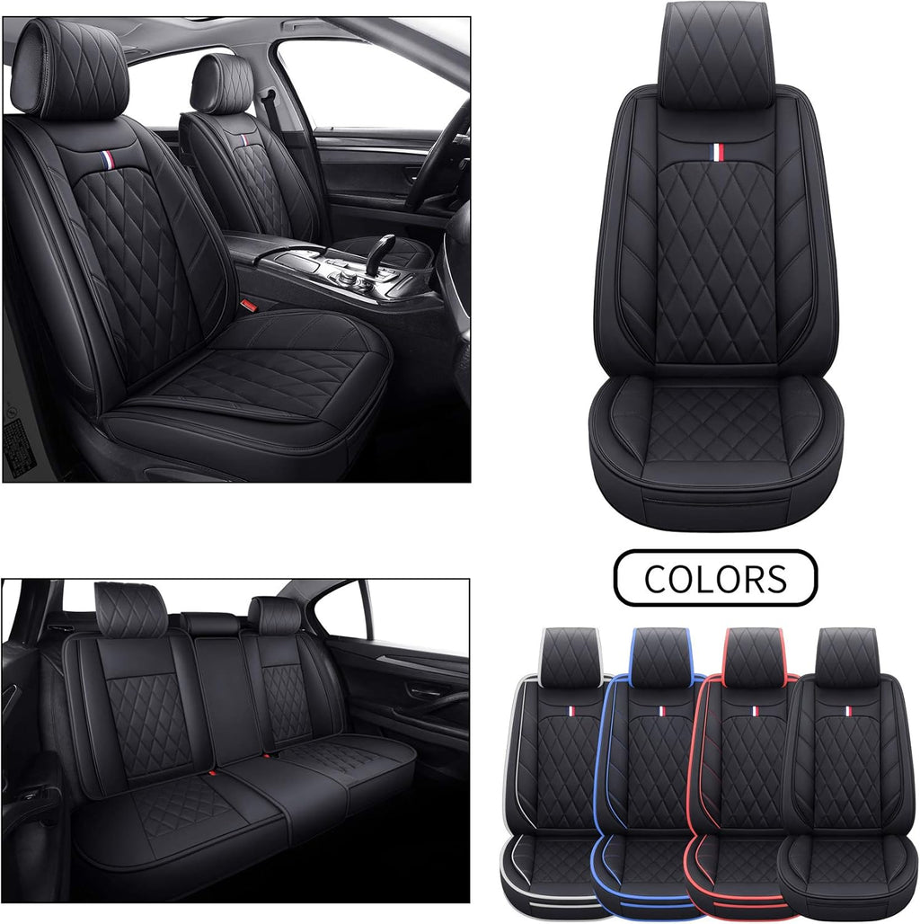 2 PCS Front Waterproof Leather Car Seat Covers A133410