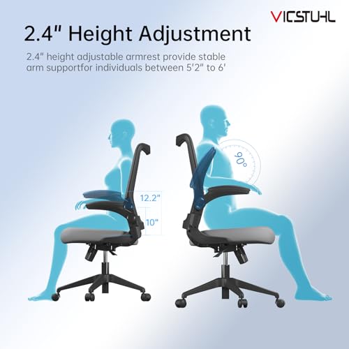 Ergonomic Mesh Office Chair with Wheels U554659