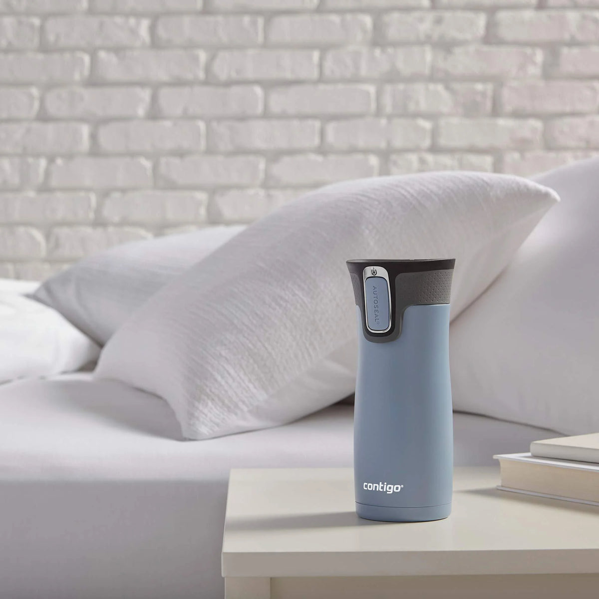 16 Oz Stainless Steel Travel Mug, 2-Pack F29931