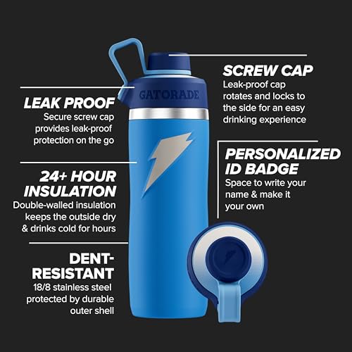 22oz Stainless Steel Water Bottle Y312954