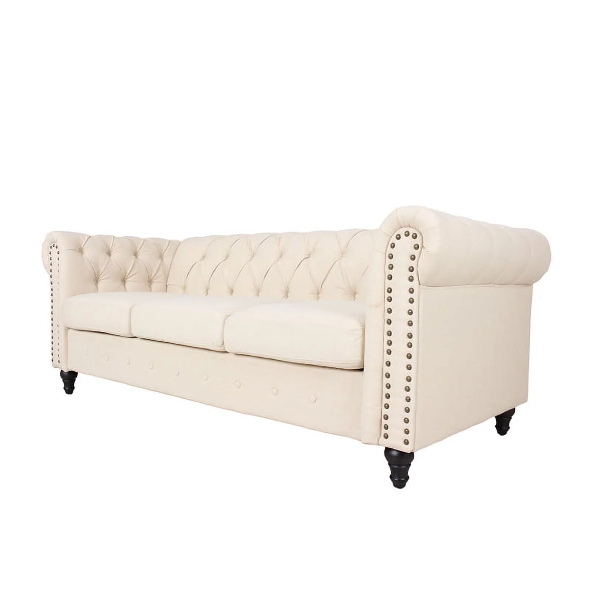 3 Piece Living Room Set with Sofa Loveseat and Accent Chair D139346