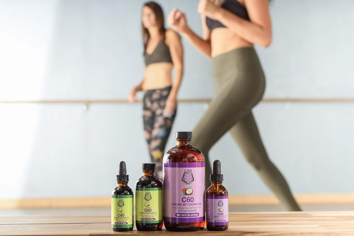 Organic Cold-Pressed Avocado Oil with C60, 2 Fl Oz, Pack of 2 E45655