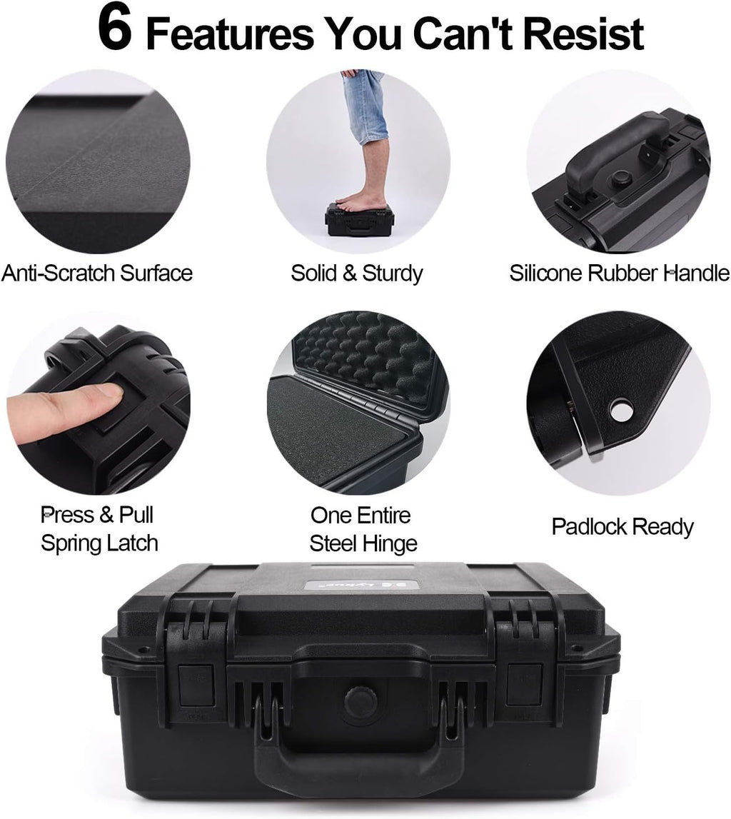 Waterproof Hard Case with Customizable Foam Insert Q45990