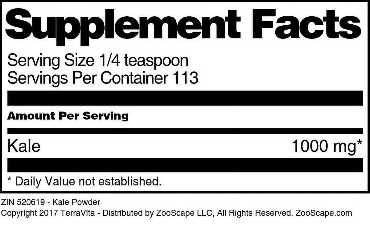 Kale Powder 4 oz W589