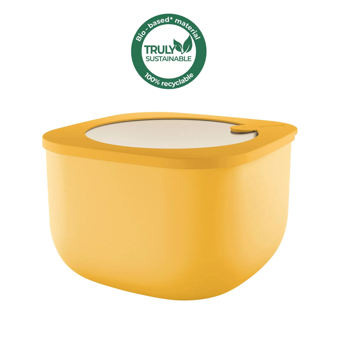 Airtight Fridge Freezer Microwave Containers Mango Yellow 2800cc V984