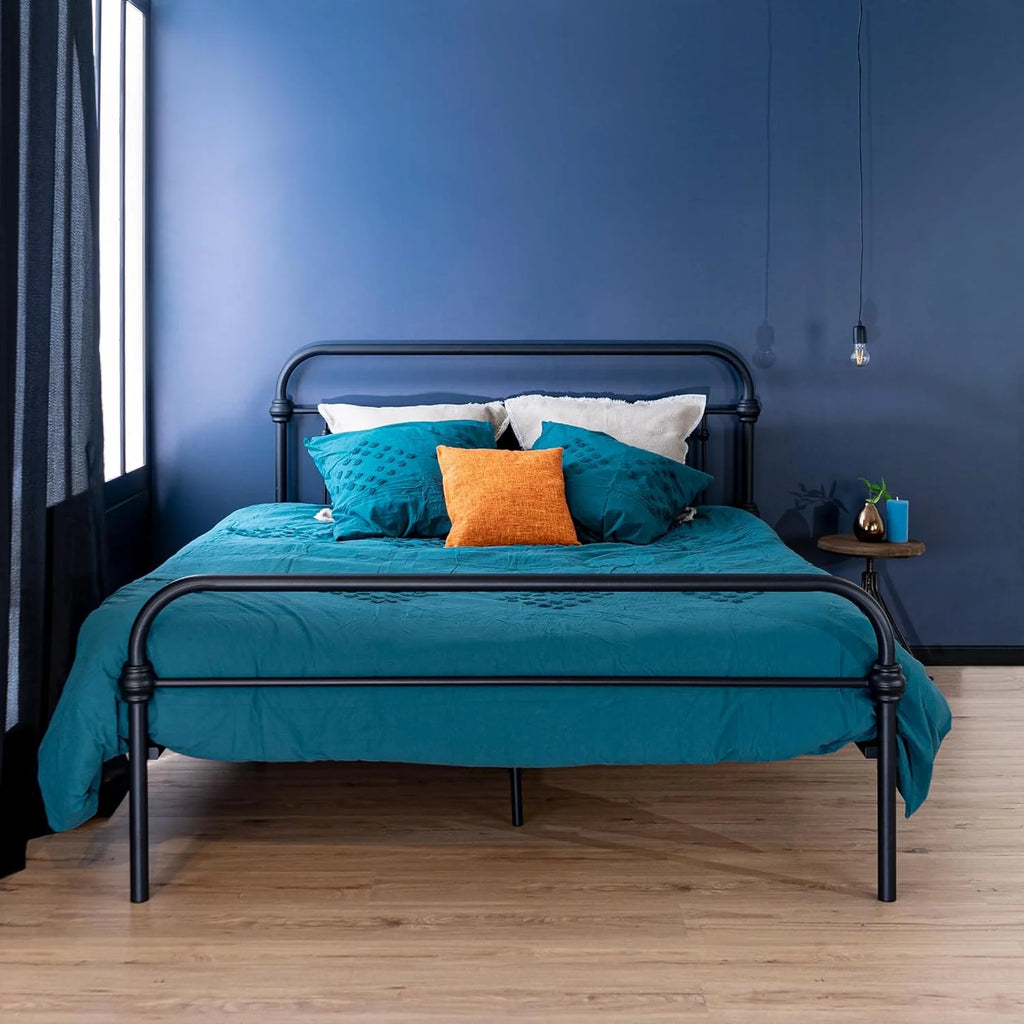 Queen Bed Frame with Headboard and Storage N688