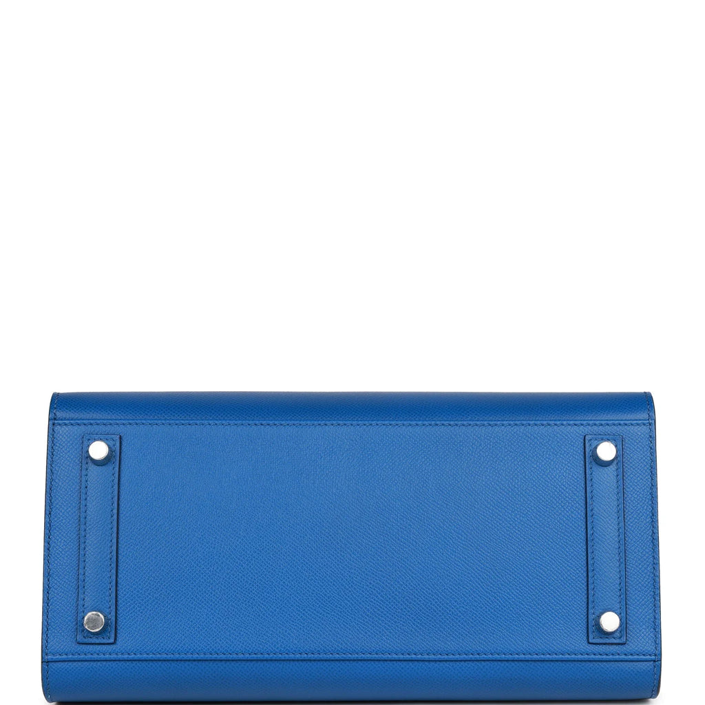 Birkin 30 Bleu France Epsom Palladium Hardware G52246