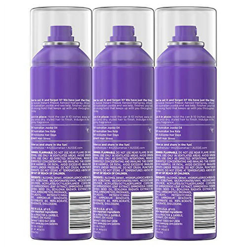 Hairspray with Jojoba & Sea Kelp, 7 fl oz (Pack of 3) D9306