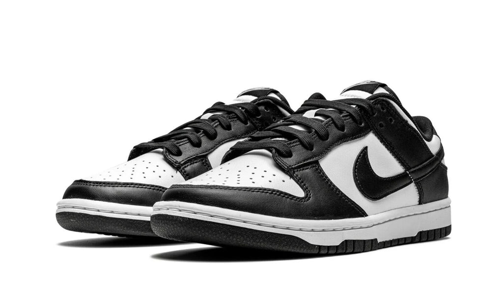 Black & White Leather Running Shoes Q964