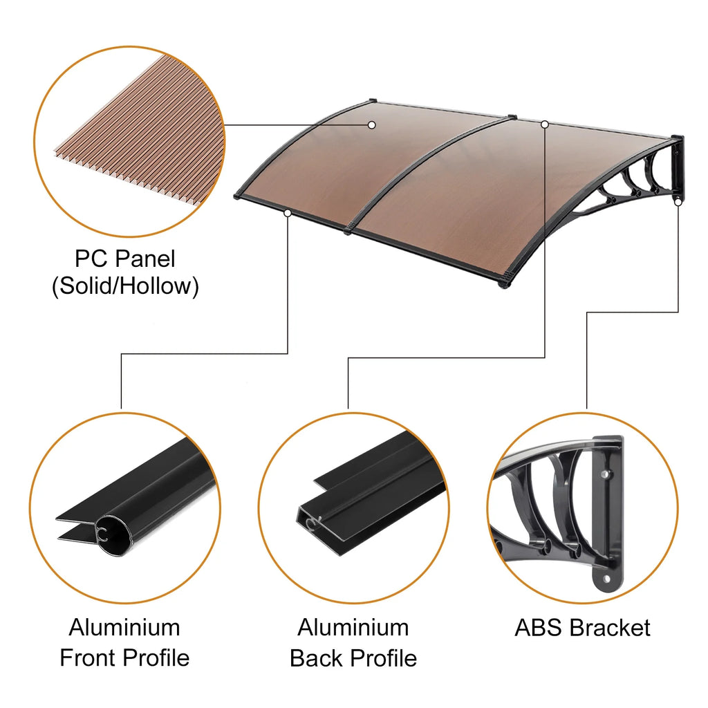 Black Patio Awning H8654