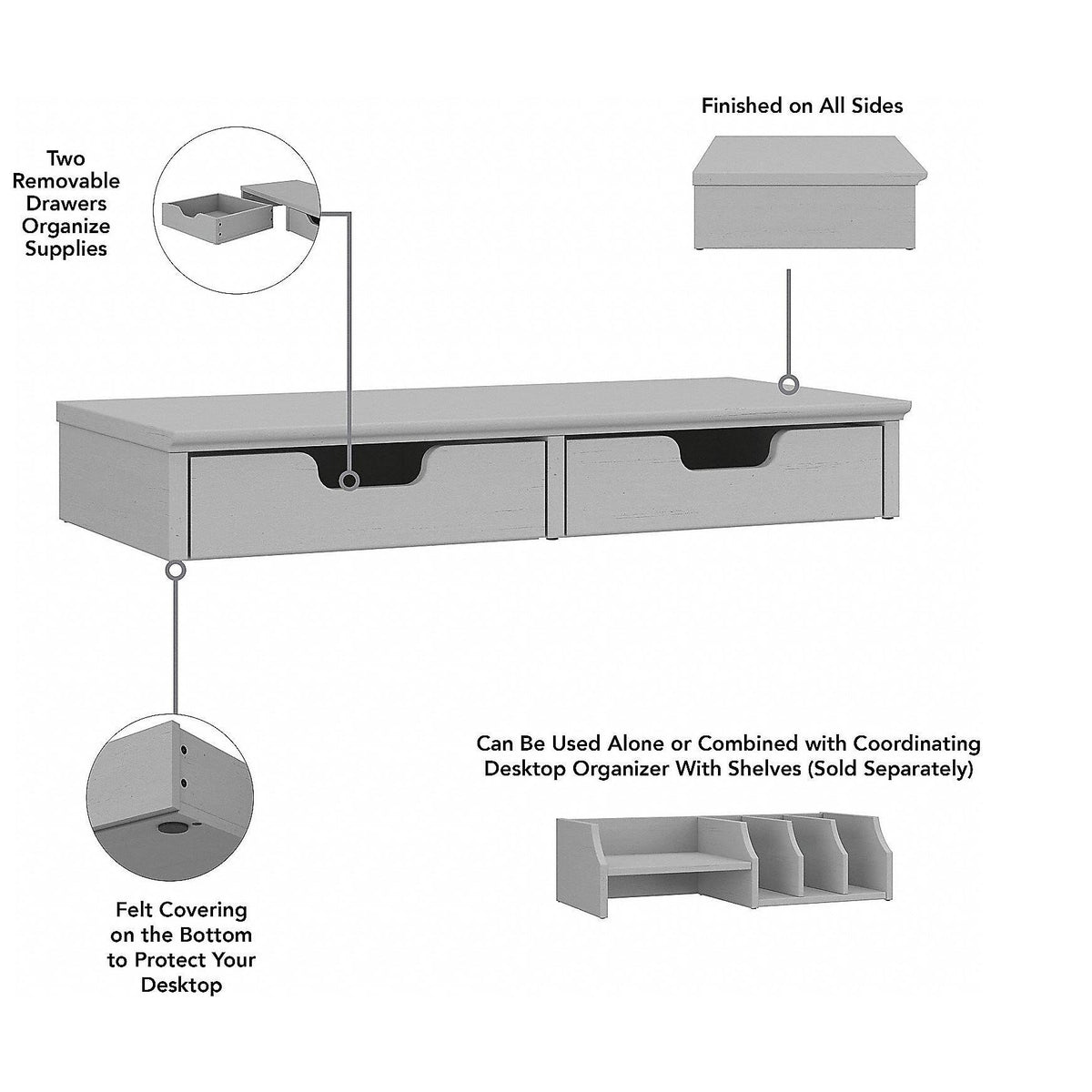 Desktop Organizer with Drawers C394