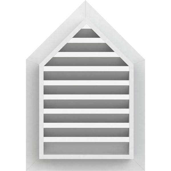 PVC Gable Vent L20024