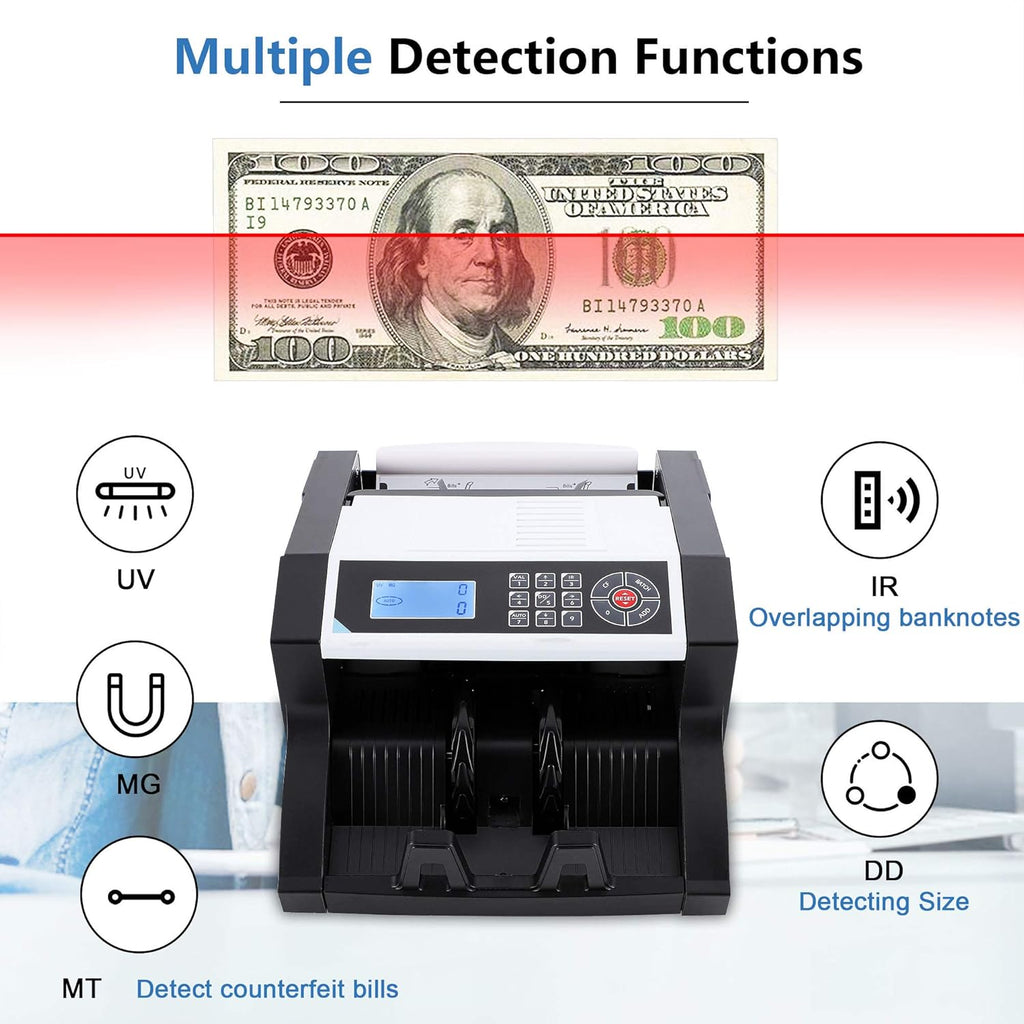 Money Counter with Counterfeit Detection V490769