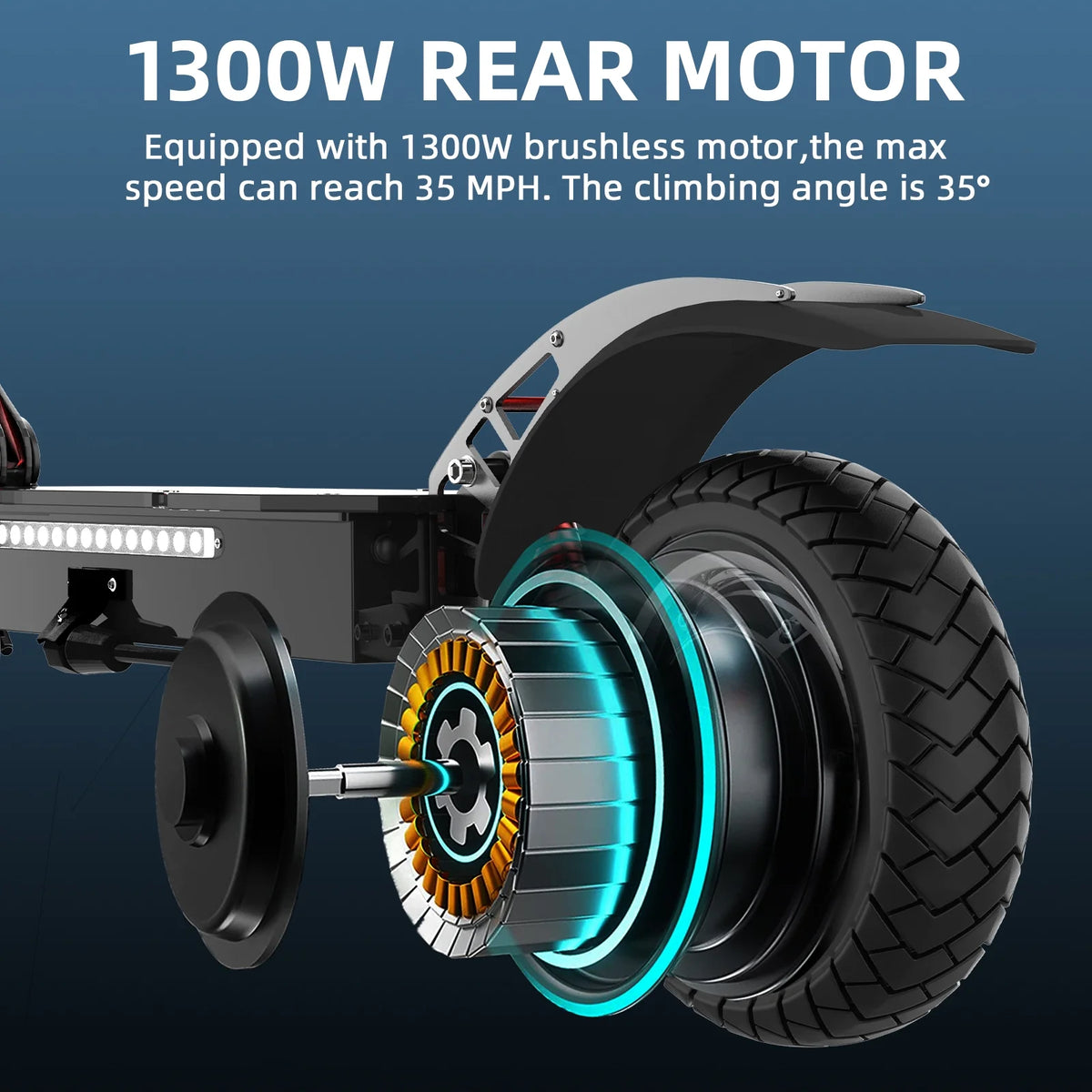 1300W Foldable Electric Scooter W727085