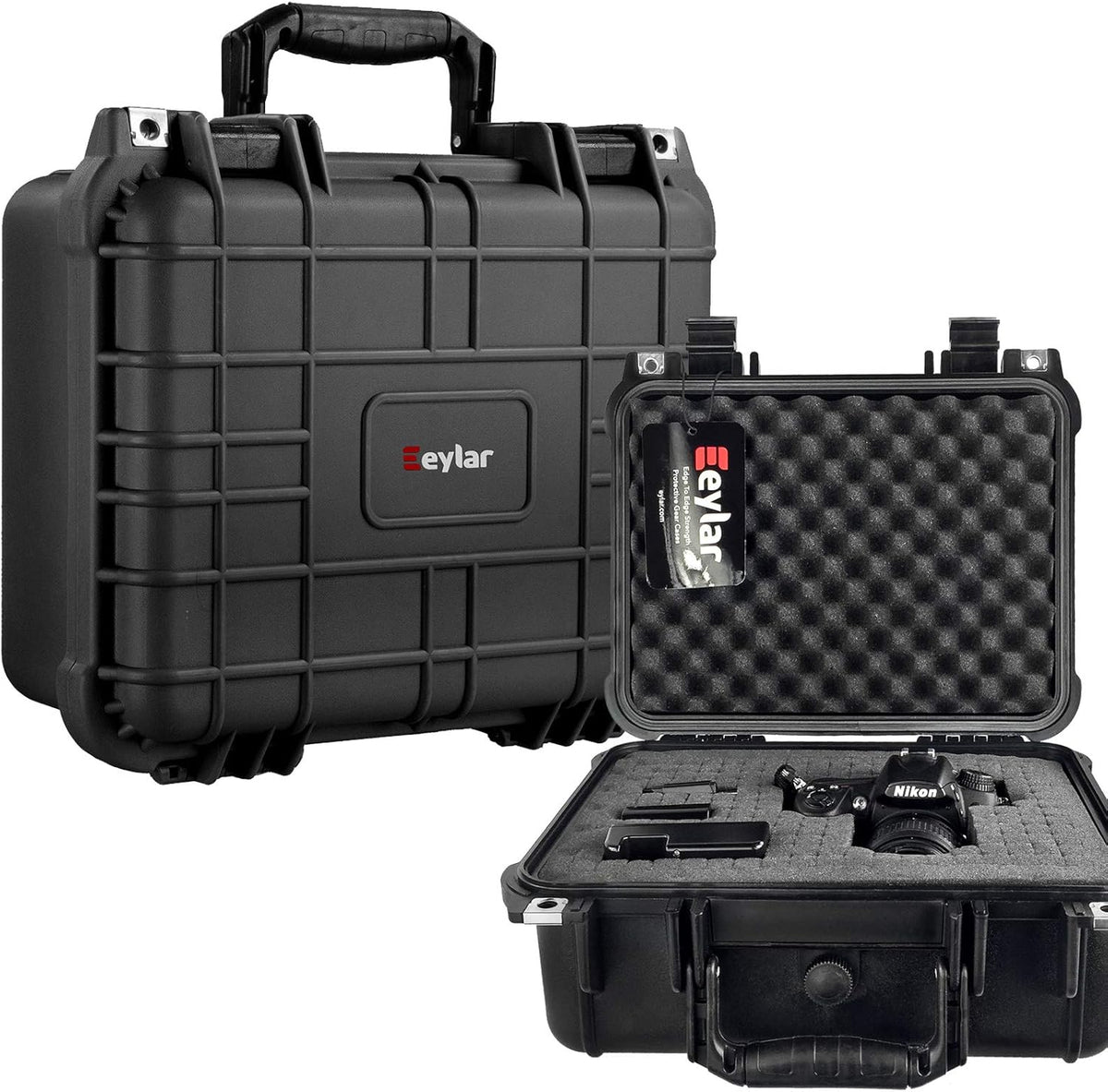 Black Water & Shock Proof Hard Camera Case E1224