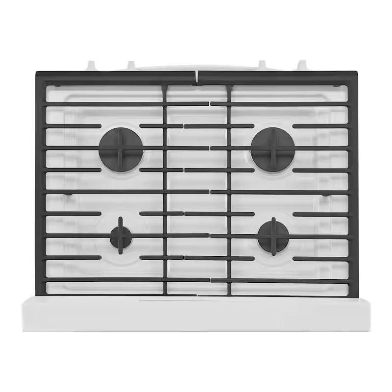 4 Burners 5.1-cu ft Freestanding Gas Range White N4352