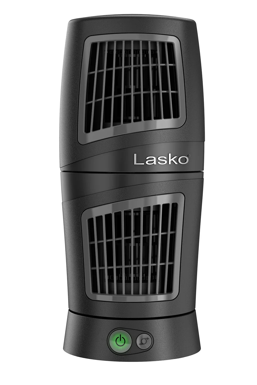 12 Twist-Top Desktop Tower Fan with 3 Speeds, Black X7545