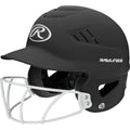 Youth Fastpitch Softball Batting Helmet with Face Guard, Matte Black R527622