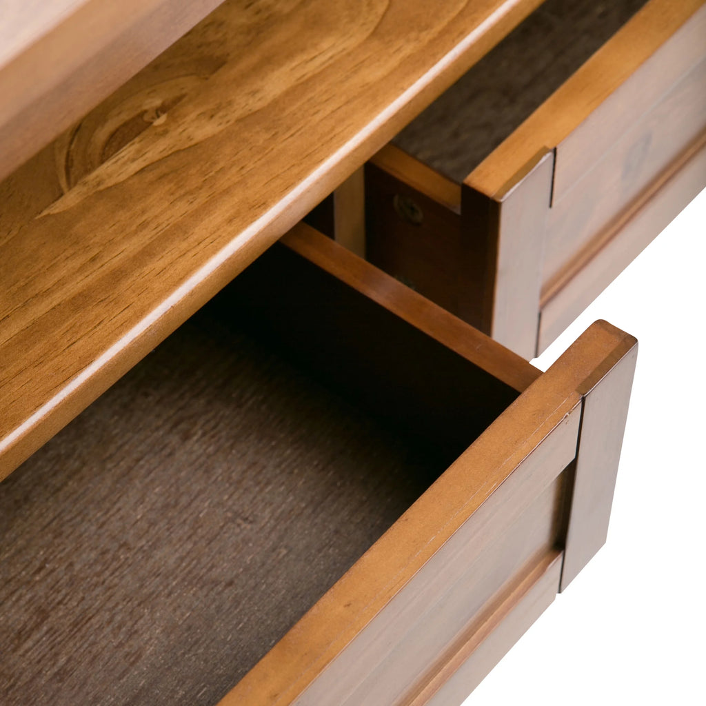 Solid Wood 48 inch Wide Rectangle Coffee Table B230004
