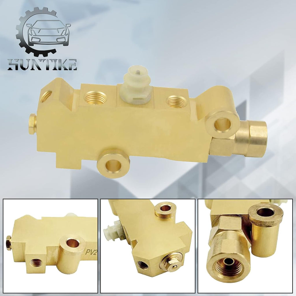 Brass Proportioning Valve Disc/Drum Brake Compatible with GM Street Rod Classic Car & Truck Pack of 2 L5678
