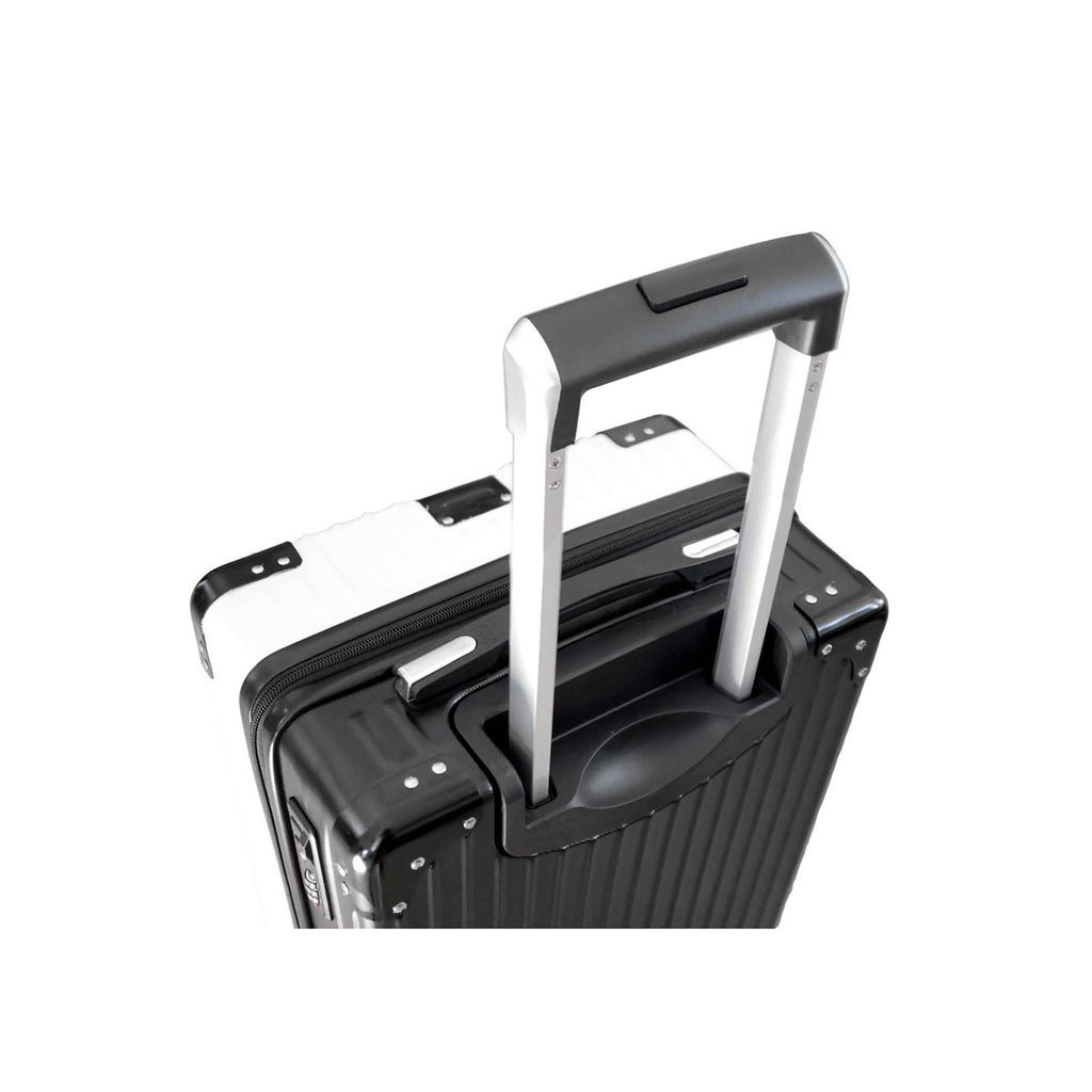 White Carry on Suitcase Q74778
