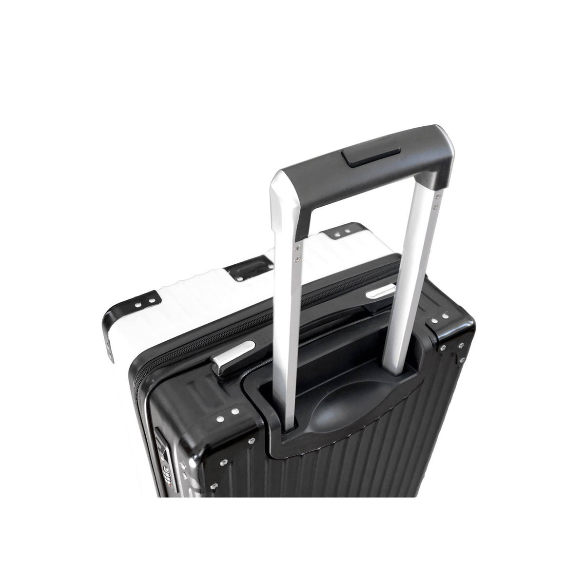 White Carry on Suitcase Q74778