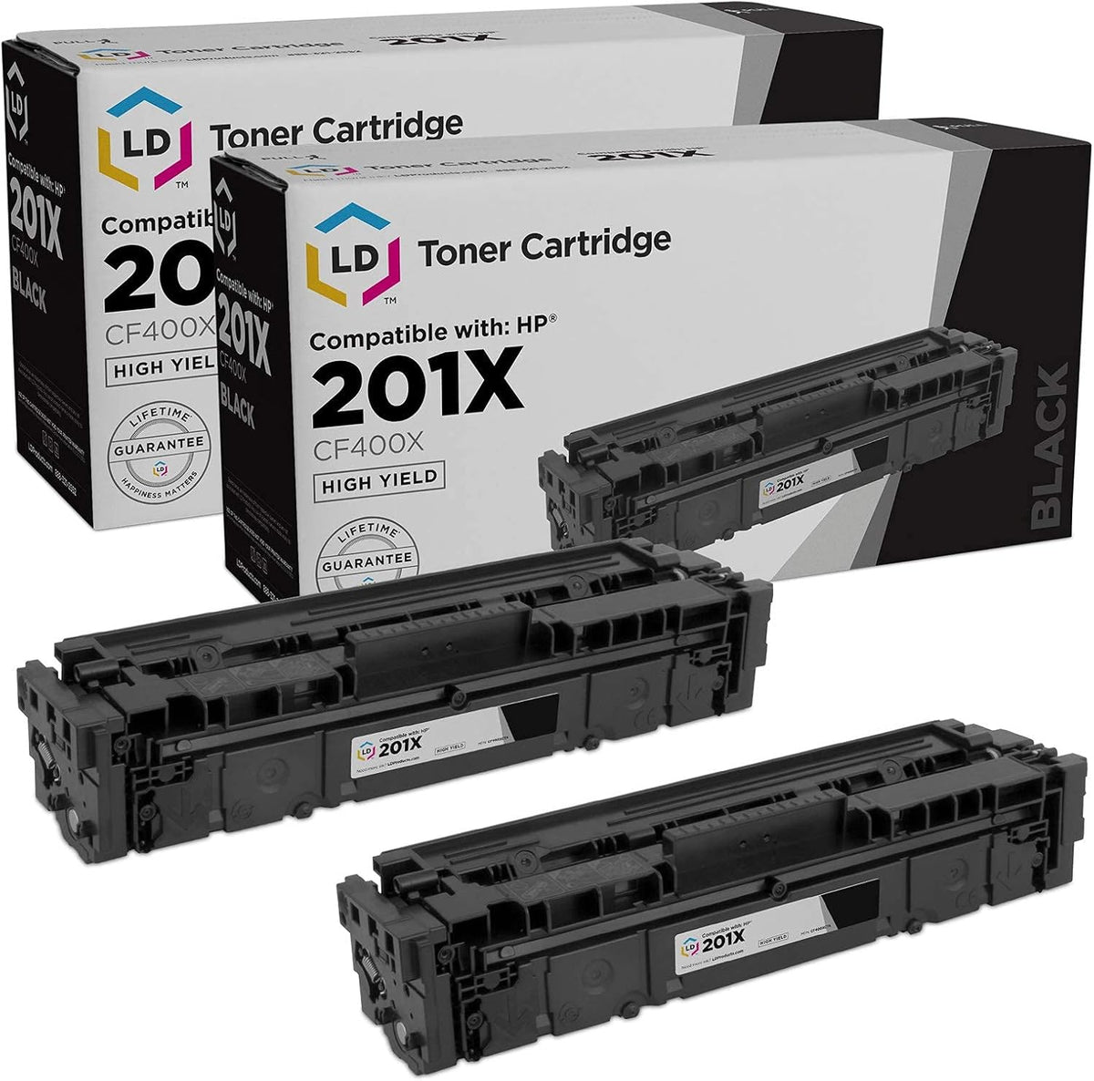 Compatible Toner Cartridge Replacement (Black, 2-Pack) R552526