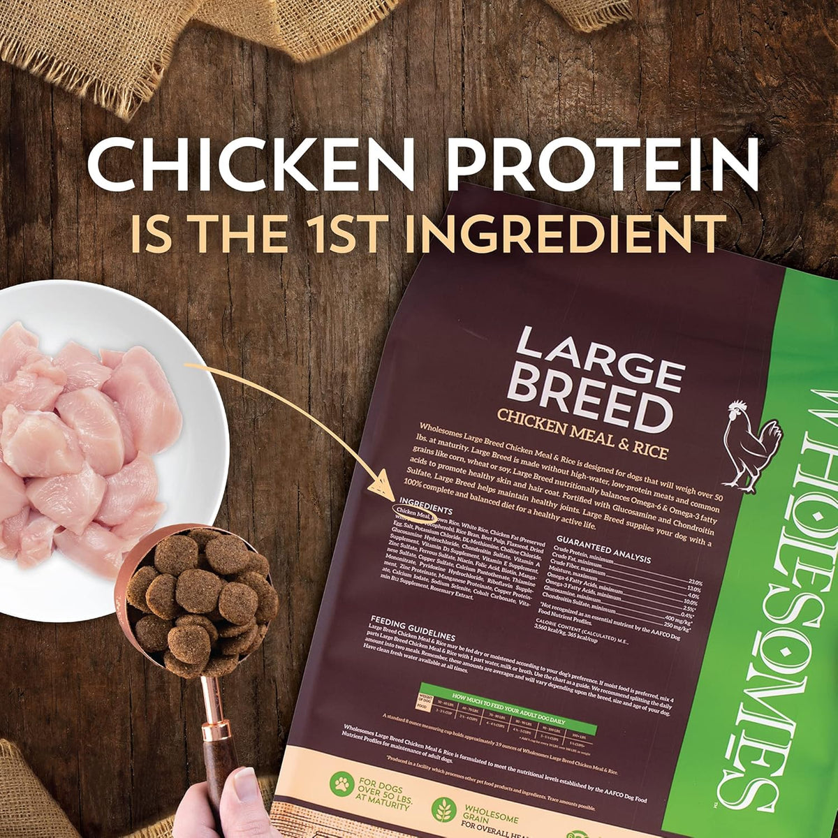 40 Lb. Large Breed Dry Dog Food S94488
