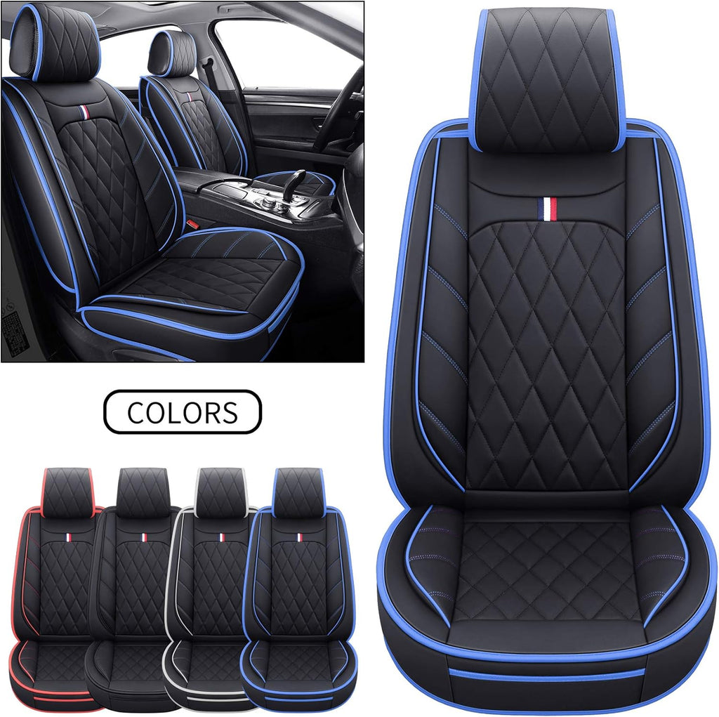 2 PCS Front Waterproof Leather Car Seat Covers A133410