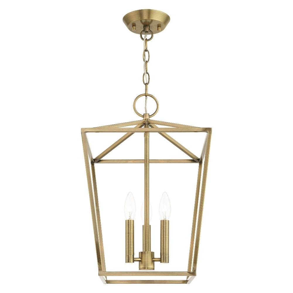 3 Light Black Convertible Lantern X994623