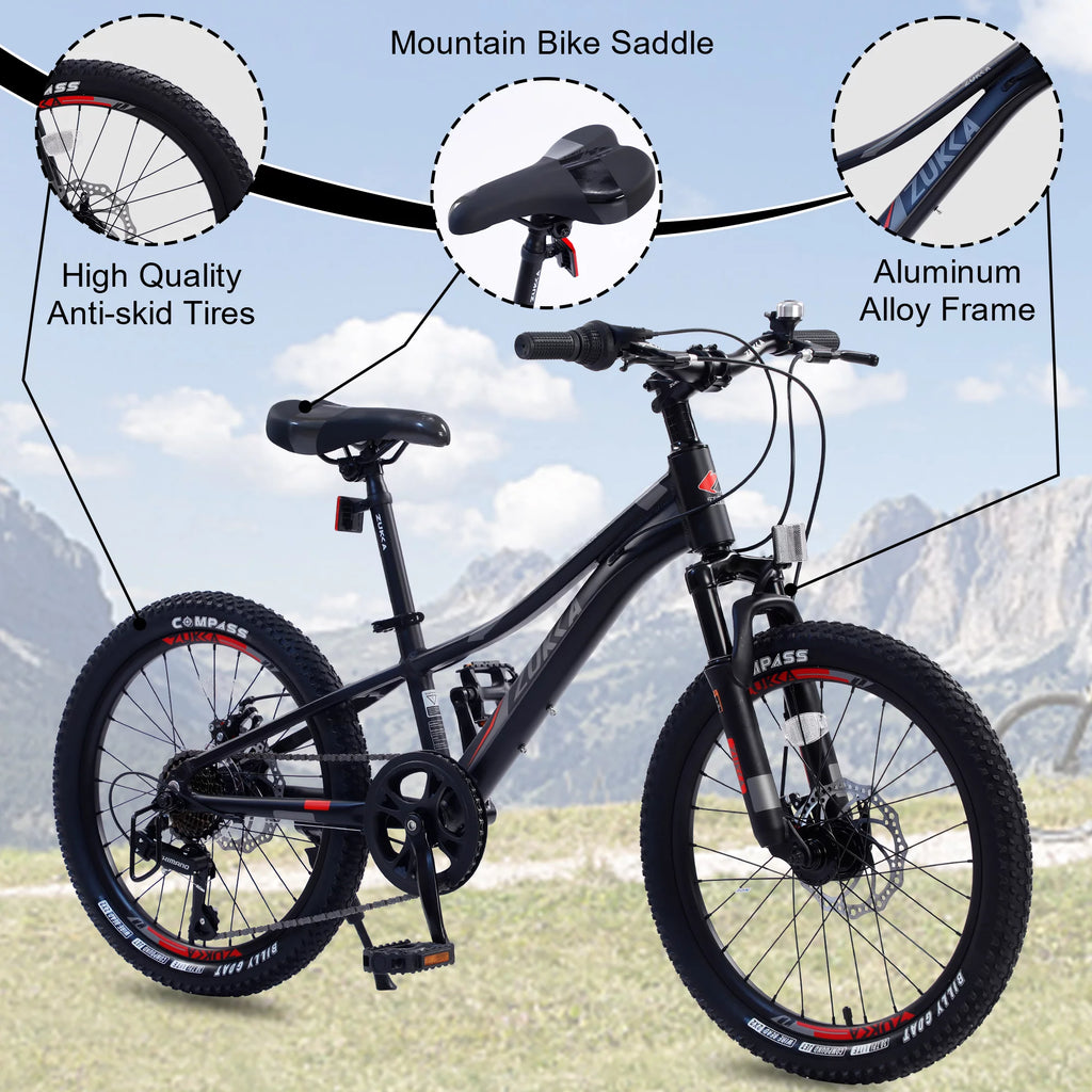 Green 7 Speed Mountain Bike Y5104