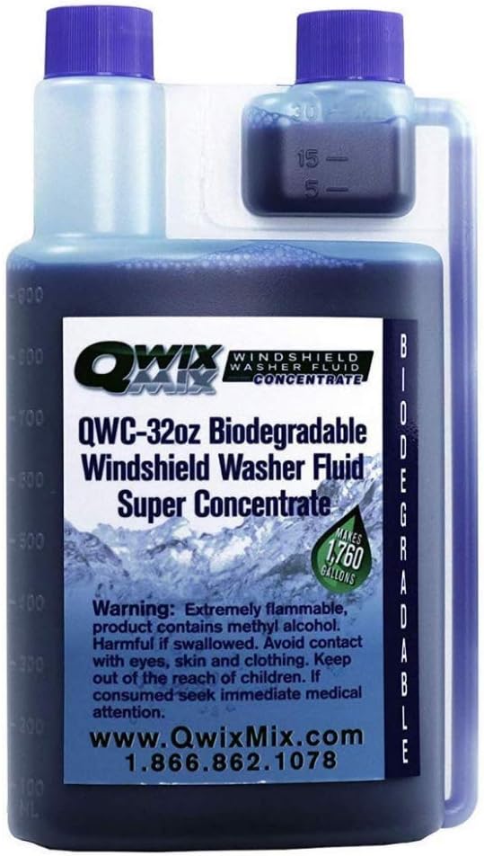 Windshield Washer Fluid Concentrate, 1 oz. Makes 55 Gallons K7941