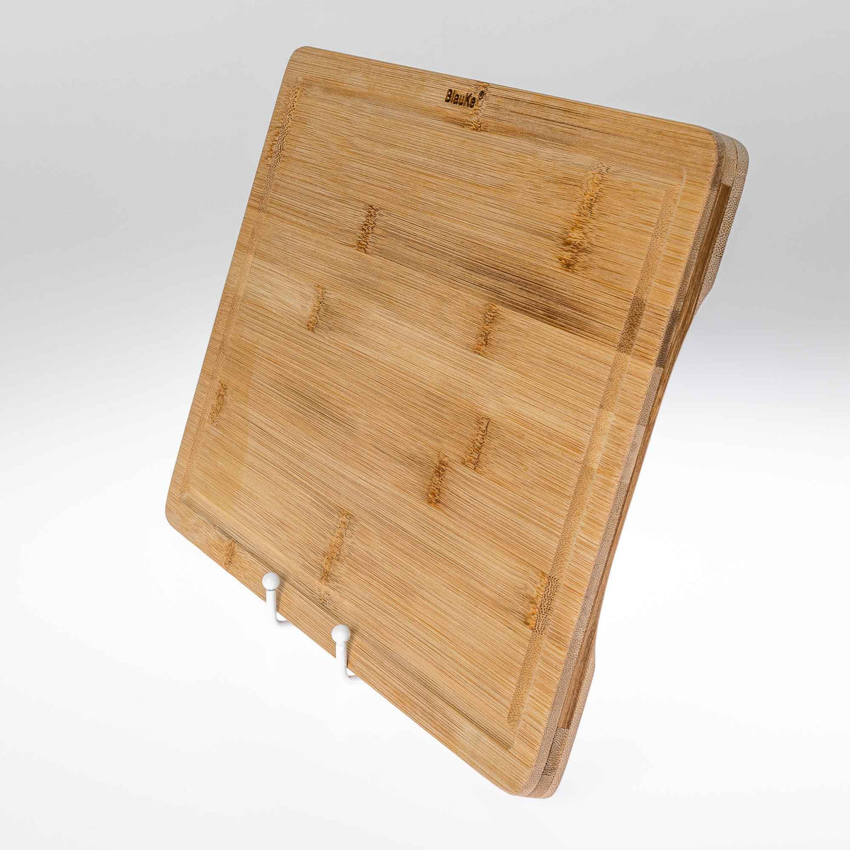 15x10" Bamboo Cutting Board with Juice Groove and Handles Q993120
