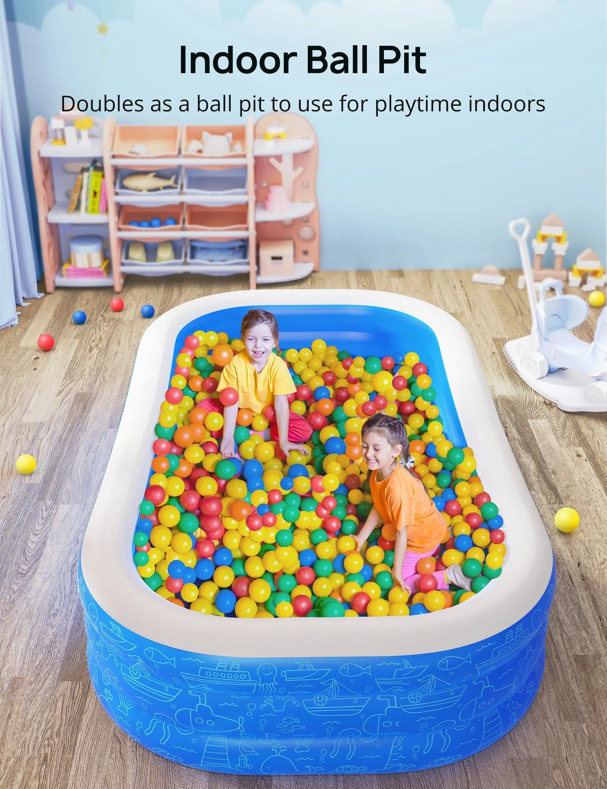 Inflatable Swimming Pools 118'' x 72'' x 20'' L42381