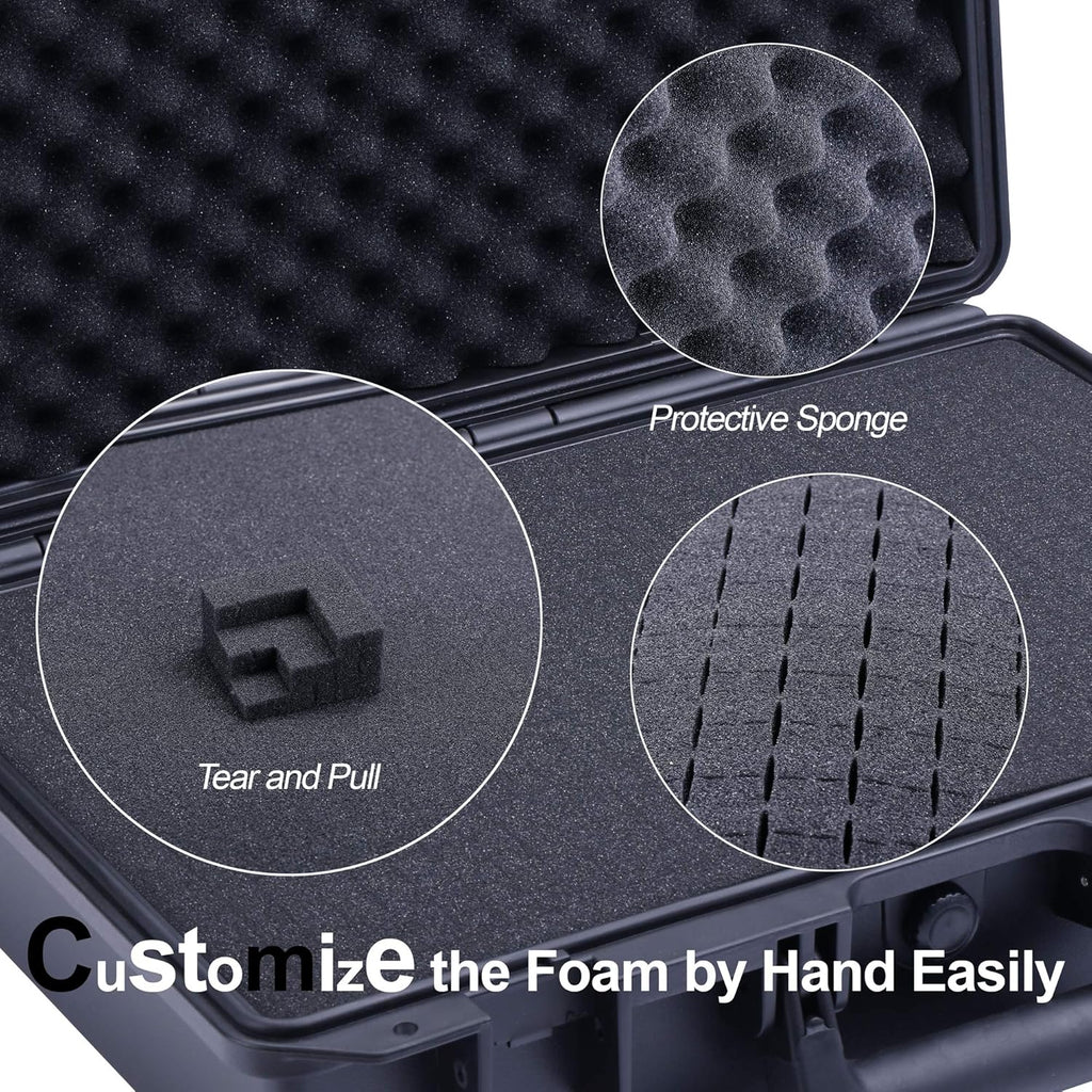 Waterproof Hard Case with Customizable Foam Insert Q45990